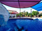 Casas Garden in San Felipe Baja California, downtown rental home - swimming pool back